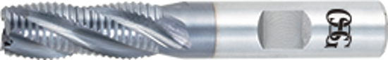 Bright Finish OSG4909900 7/16 Roughing Cut Cobalt-HSS End Mill with Center Hole PART NO 4-Flute 2-11/16 OAL 1 LOC OSG Series 490 