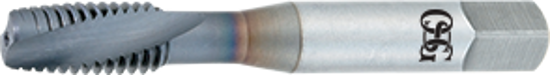 High Speed Steel PART NO OSG Series 288 2-Flute OSG2880801 5/16-18 Spiral Point Tap 3B Steam Oxide Coated 
